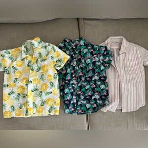 Bundle of Janie and Jack button shirts